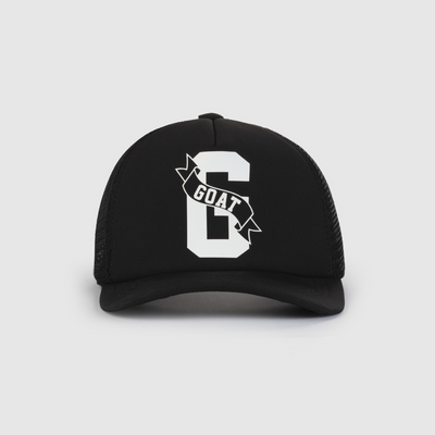 GOAT Logo Trucker Hat (Black)