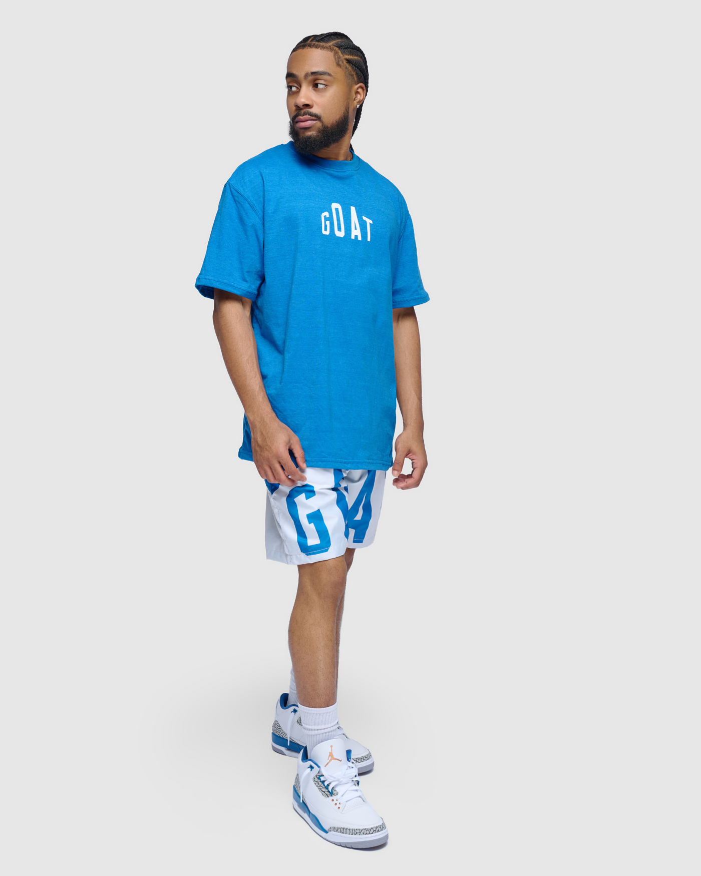 GOAT Big Arch Tee (Wizards Blue)