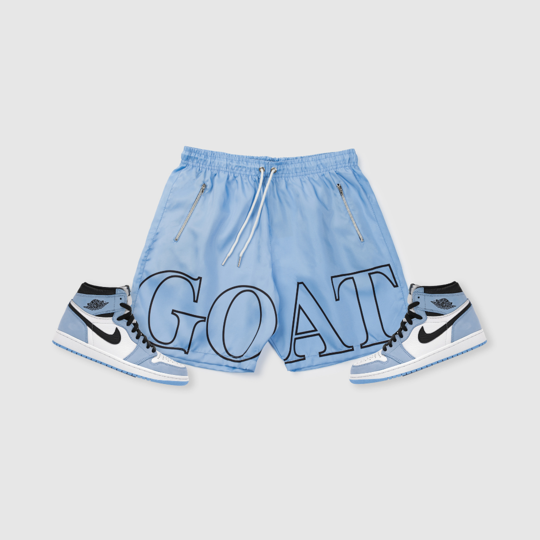 GOAT Track Shorts (University Blue)