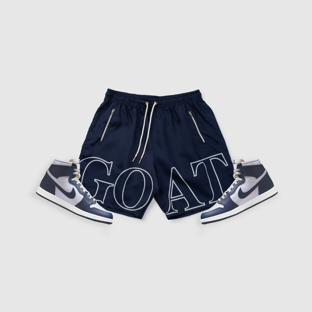 GOAT Track Shorts (Georgetown Navy)