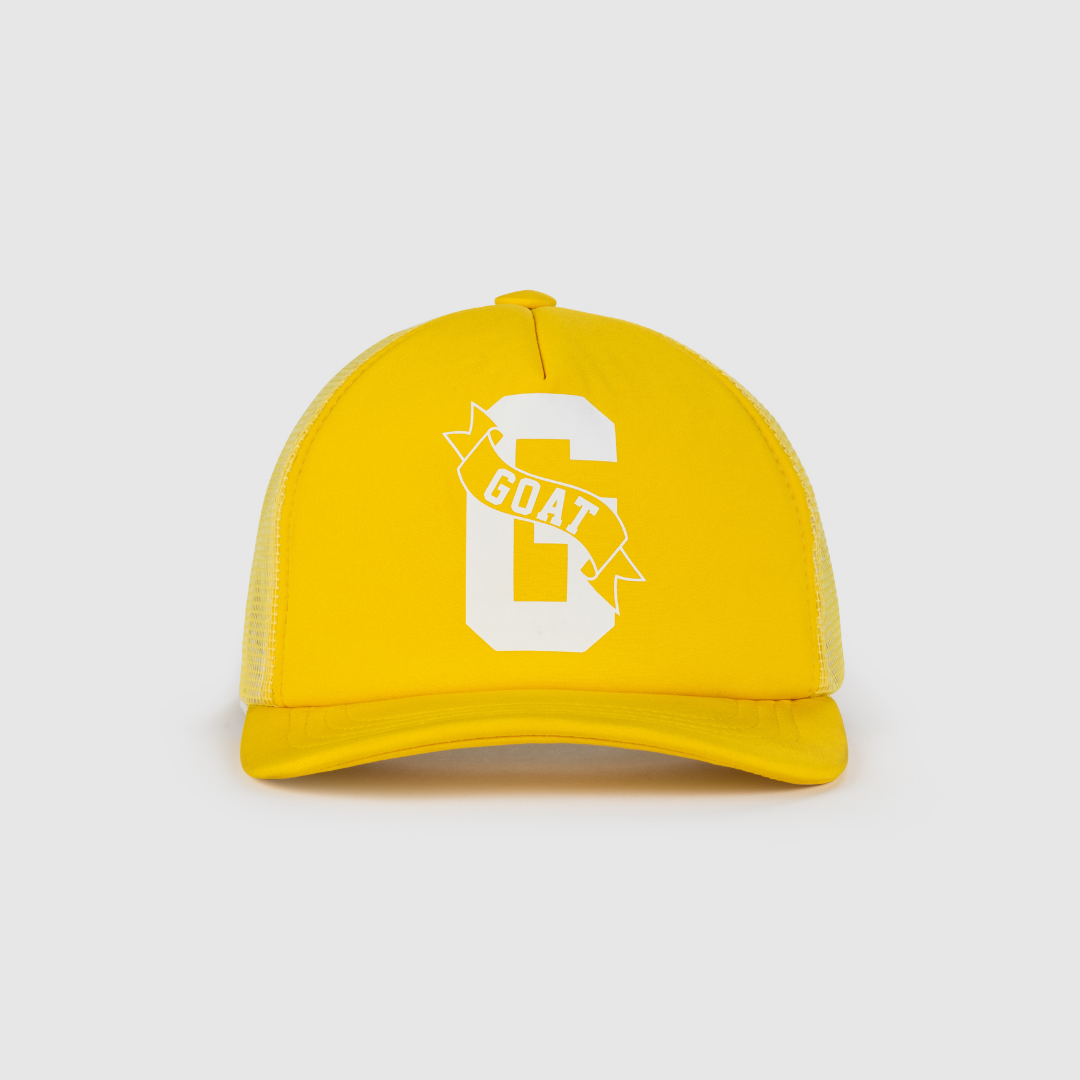 GOAT Logo Trucker Hat (Lightning)