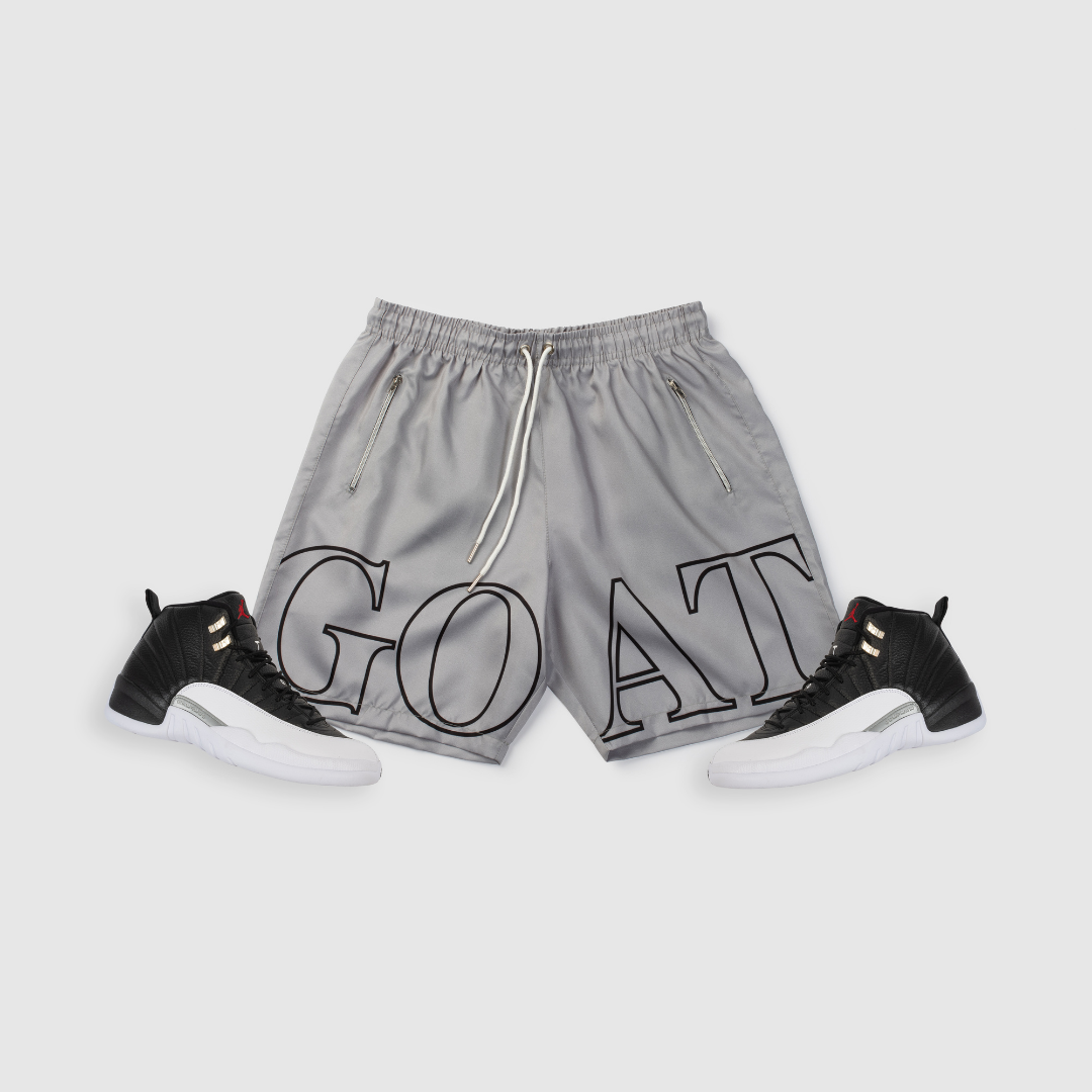 GOAT Track Shorts (Playoff Grey)