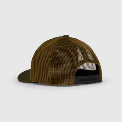 GOAT Logo Trucker Hat (Army Green)