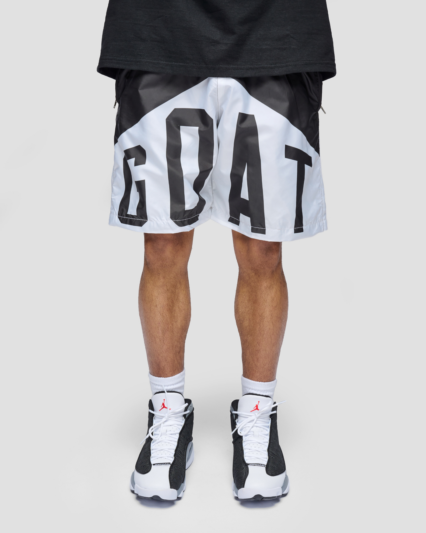 GOAT Big Arch Logo Shorts (Flint Black)