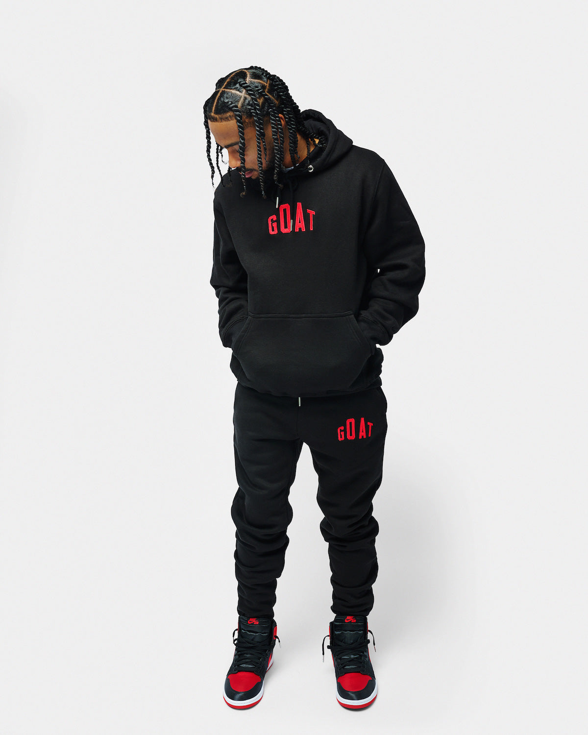 GOAT Staple Arch Sweatsuit (Bred)
