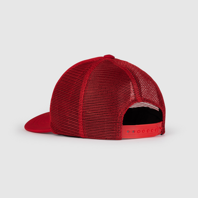 GOAT Logo Trucker Hat (Red)