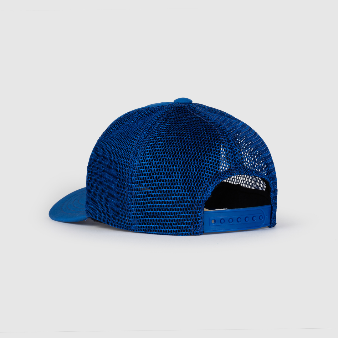 GOAT Logo Trucker Hat (Racer Blue)