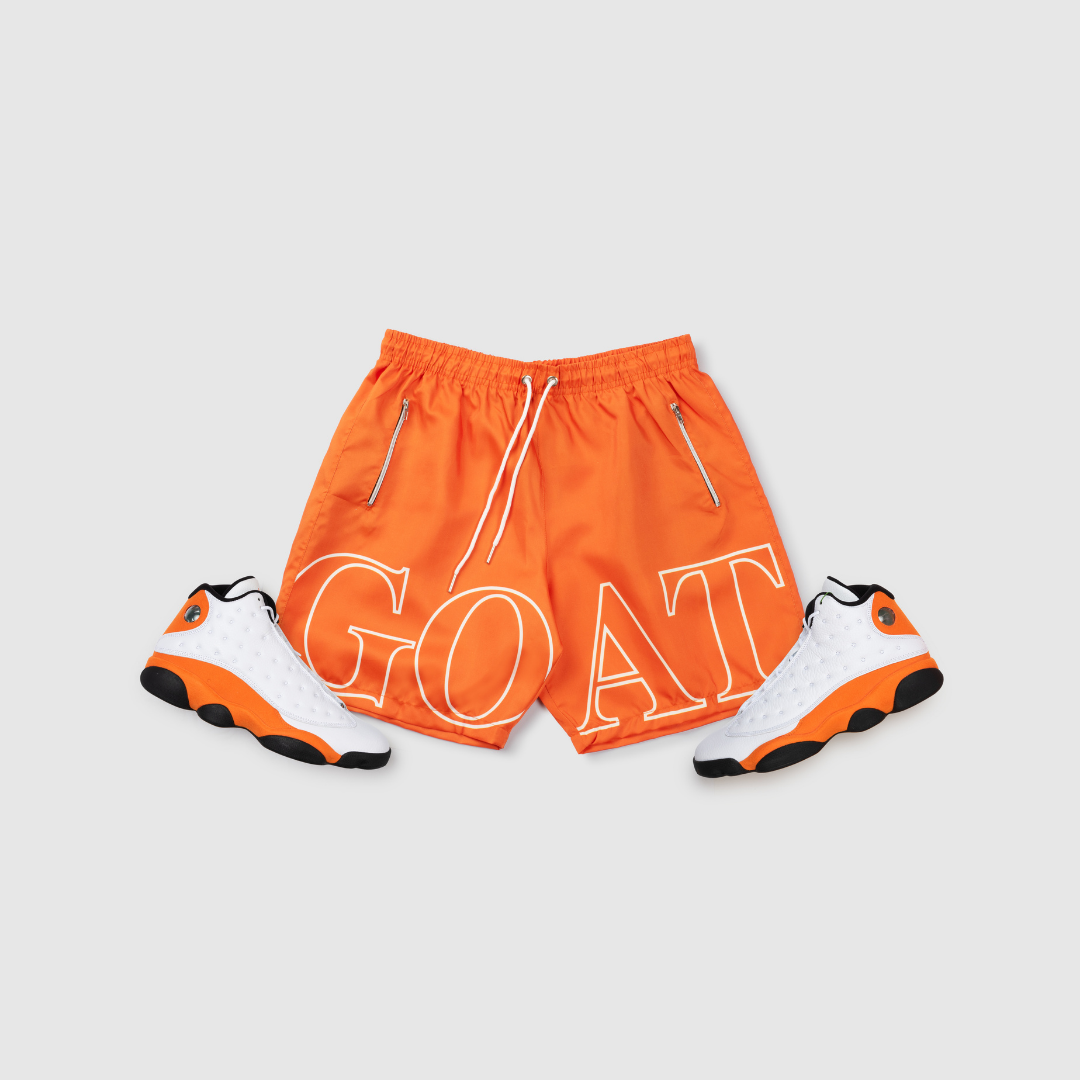 GOAT Track Shorts (Starfish Orange)