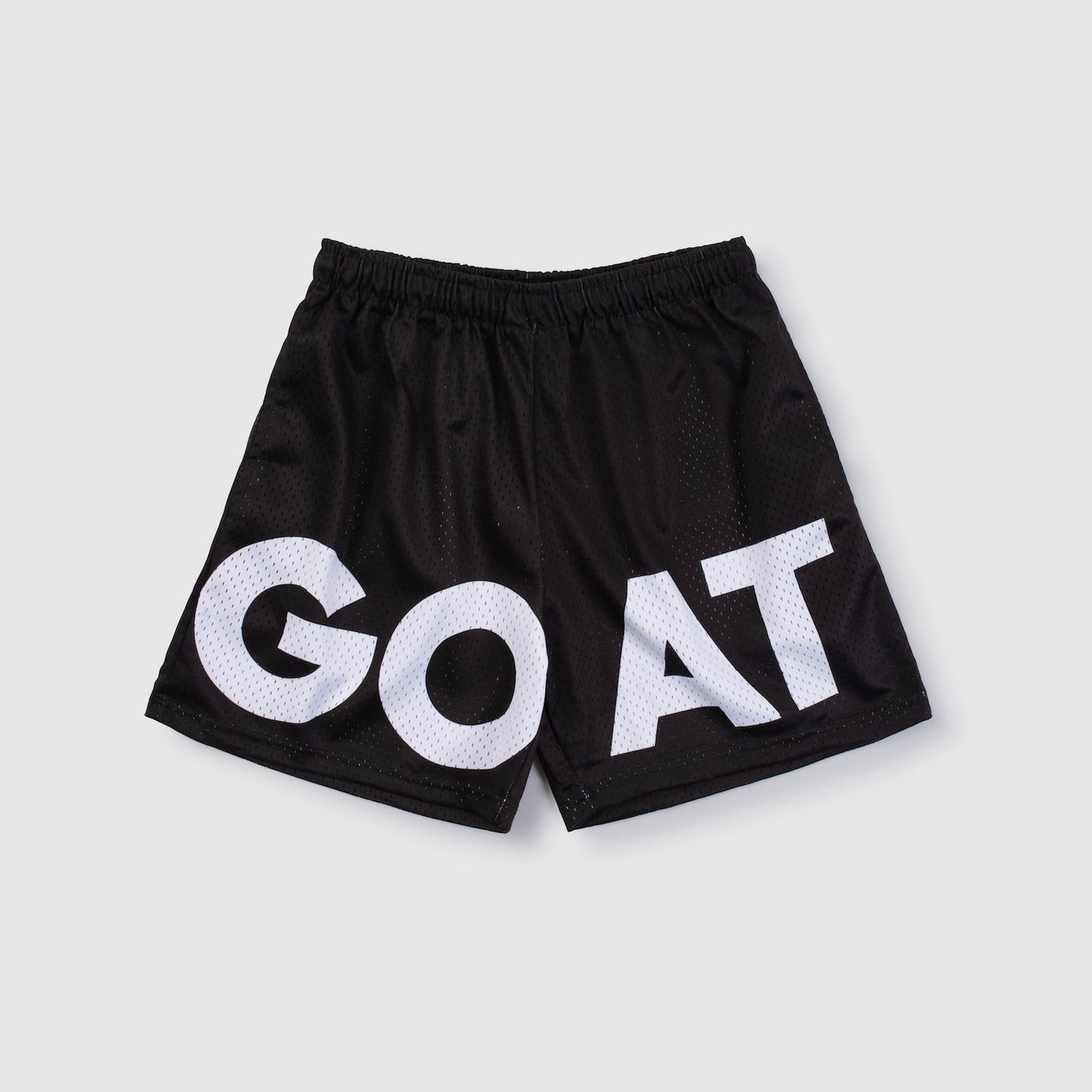 GOAT Mesh Logo Shorts (Black/White)