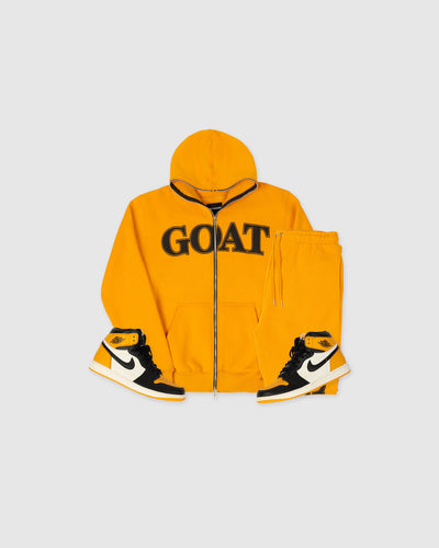 GOAT Classic Full Zip Sweatsuit (Yellow Toe)