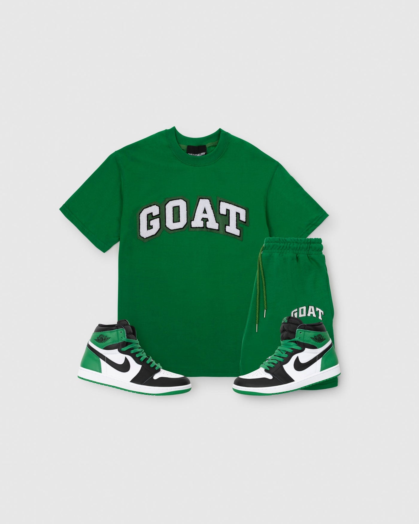 GOAT Chenille Tee and Shorts Set (Lucky Green)
