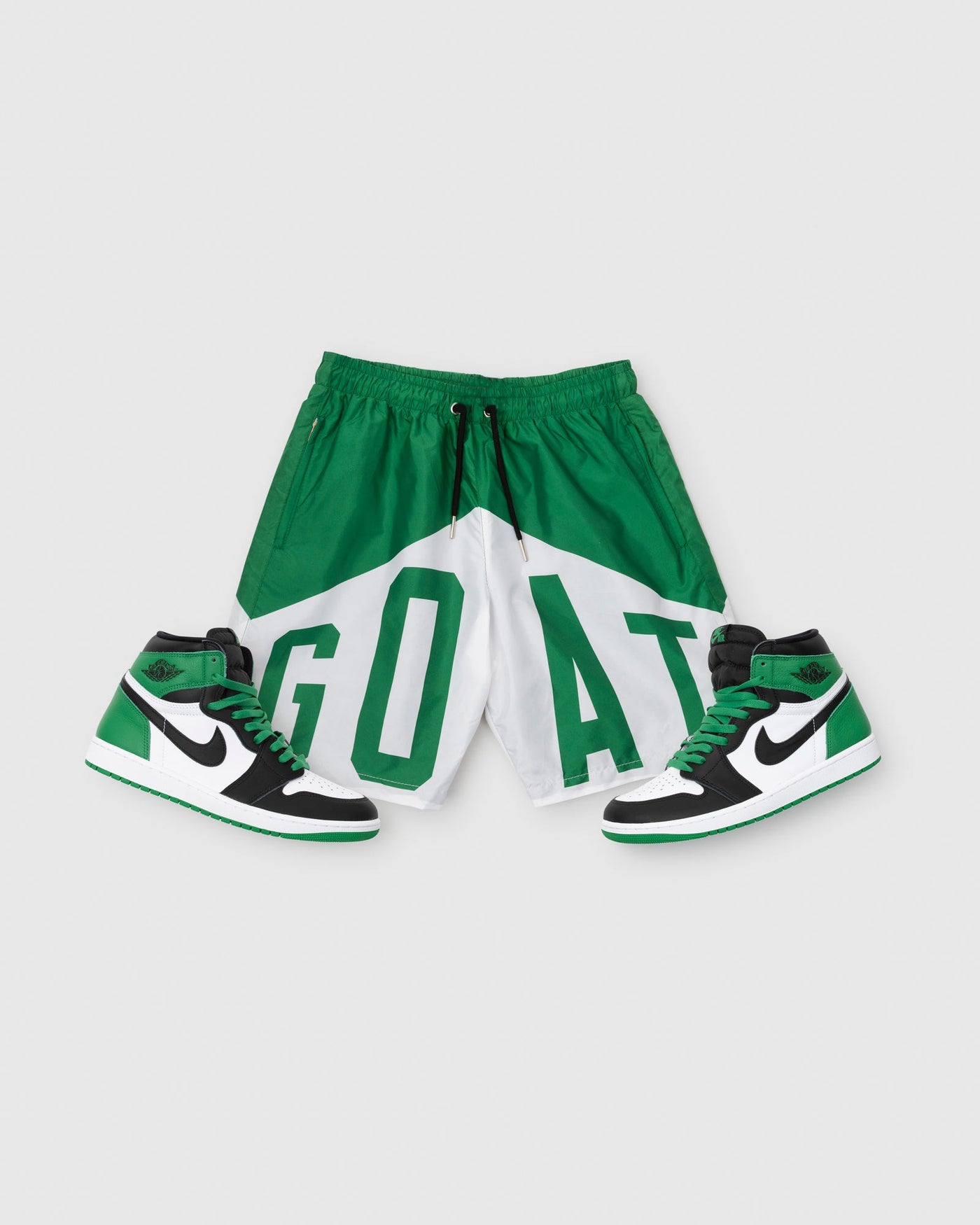 GOAT Big Arch Logo Shorts (Lucky Green)