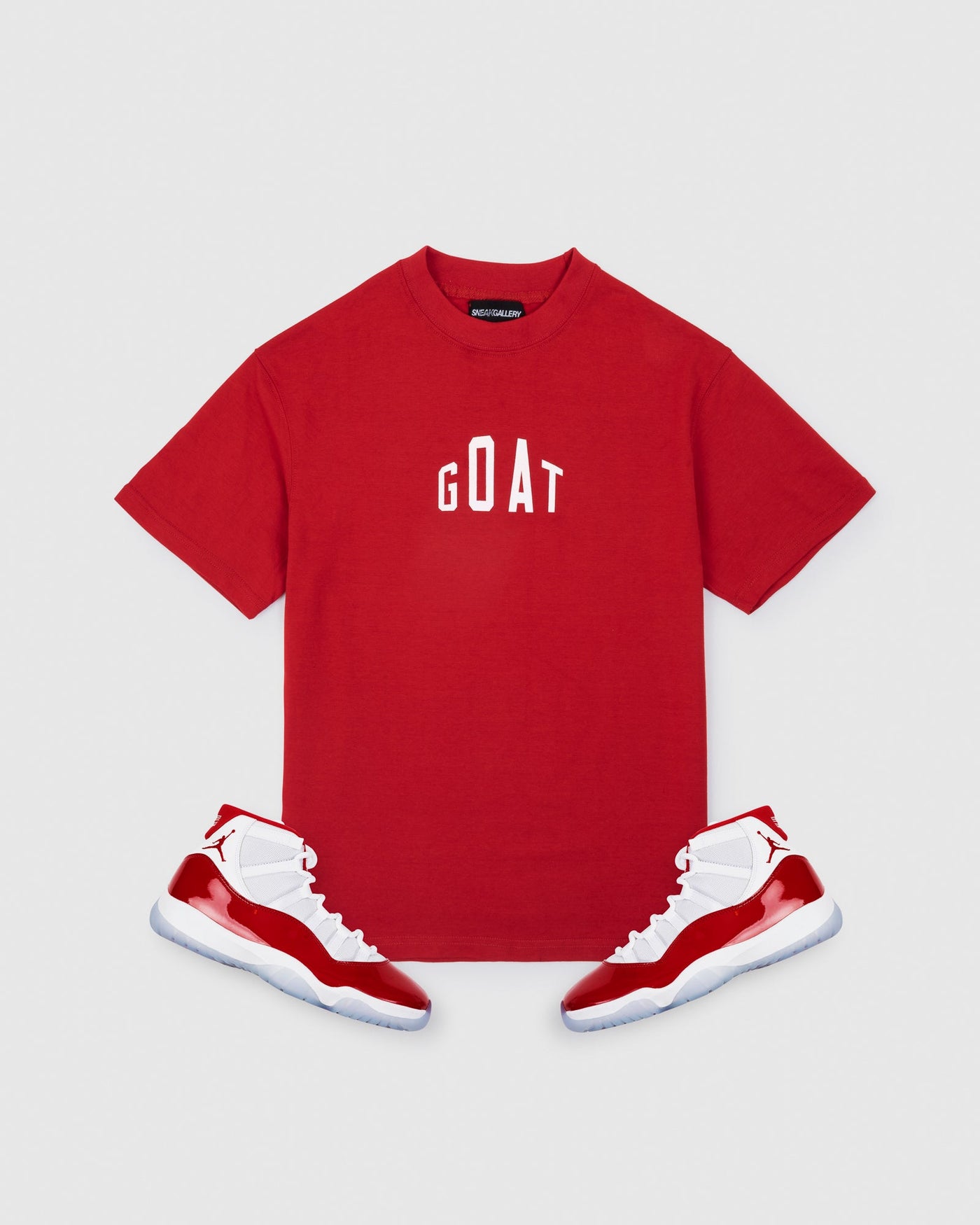 GOAT Big Arch Tee (Cherry Red)